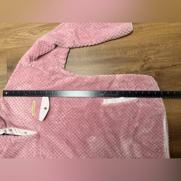 Simply Southern Simply Soft Sherpa Pullover in Pink (Muave) XL - Picture 5 of 7